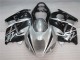 Prata Preto Carenagem Moto Suzuki GSXR 1300 Hayabusa 96-07 Prata Preto Carenagem Moto Suzuki GSXR 1300 Hayabusa 96-07