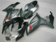 Prata Preto Carenagem Moto Suzuki GSXR 600 / 750 K6 06-07 Prata Preto Carenagem Moto Suzuki GSXR 600 / 750 K6 06-07
