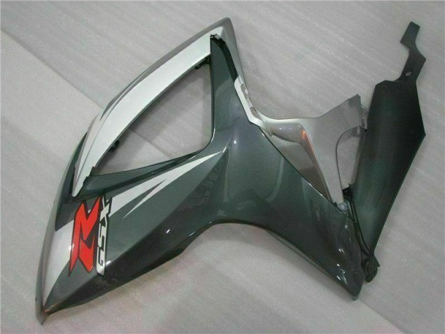 Prata Preto Carenagem Moto Suzuki GSXR 600 / 750 K6 06-07 Prata Preto Carenagem Moto Suzuki GSXR 600 / 750 K6 06-07