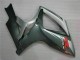 Prata Preto Carenagem Moto Suzuki GSXR 600 / 750 K6 06-07 Prata Preto Carenagem Moto Suzuki GSXR 600 / 750 K6 06-07