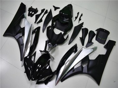 Prata Preto Carenagem Moto Yamaha R6 08-16