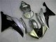 Prata Preto Carenagem Moto Yamaha R6 08-16 Prata Preto Carenagem Moto Yamaha R6 08-16