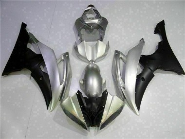 Prata Preto Carenagem Moto Yamaha R6 08-16