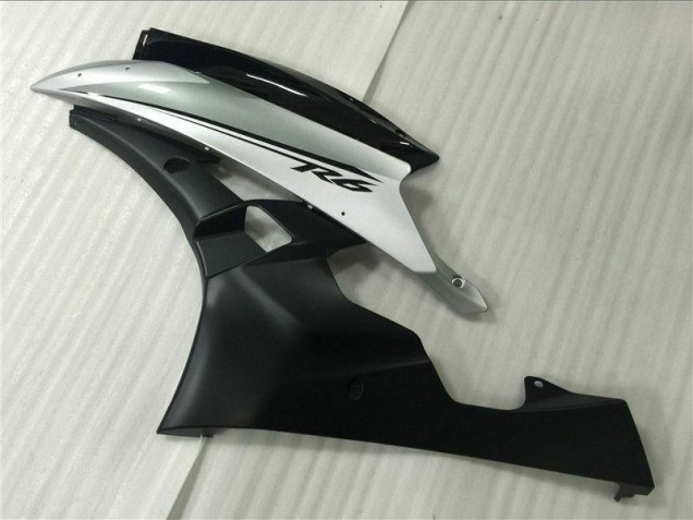 Prata Preto Injeção Kit Carenagem Moto Yamaha R6 06-07 Prata Preto Injeção Kit Carenagem Moto Yamaha R6 06-07