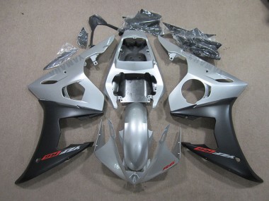 Prata Preto Kit Carenagem Moto Yamaha R6 03-05