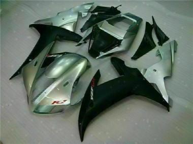 Prata Preto Kits Carenagem Moto Yamaha R1 02-03