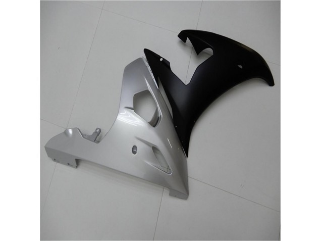 Prata Preto Kits Carenagem Moto Yamaha R6 03-05 Prata Preto Kits Carenagem Moto Yamaha R6 03-05