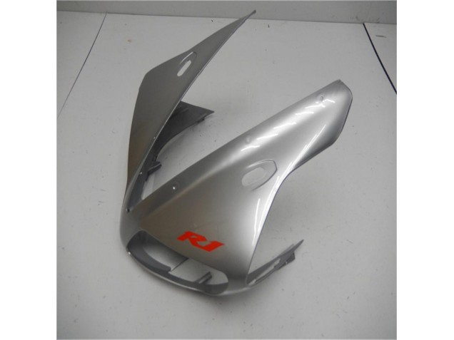 Prata Preto Moto Plásticos Yamaha R1 02-03 Prata Preto Moto Plásticos Yamaha R1 02-03