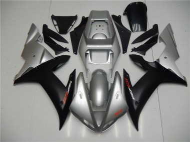 Prata Preto Moto Plásticos Yamaha R1 02-03