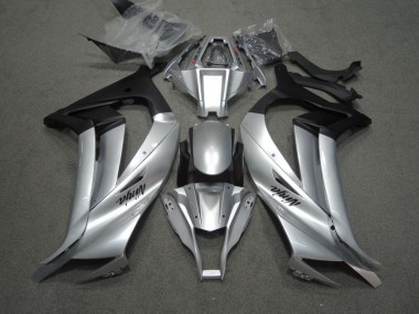 Prata Preto Ninja Carenagem Moto Kawasaki ZX10R 11-15