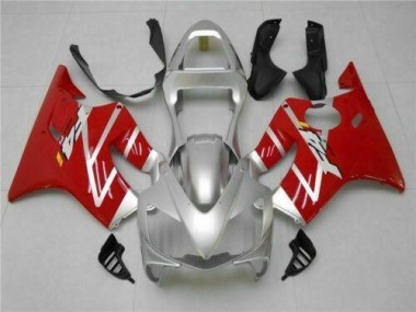 Prata Vermelho Carenagem Moto Honda CBR 600 F4i 01-03
