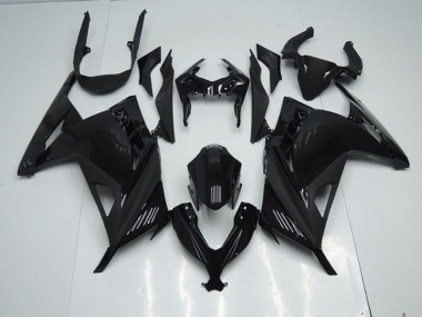 Preto Abs Carenagem Moto Kawasaki ZX 300R 13-16