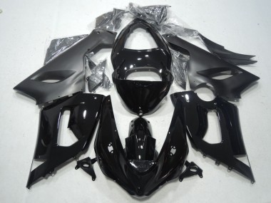 Preto Abs Kit Carenagem & Plásticos Moto Kawasaki ZX6R 05-06