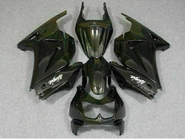 Preto Abs Kit Completos Carenagem Moto Kawasaki EX250 08-12