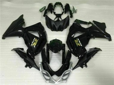 Preto Abs Kit Completos Carenagem Moto Suzuki GSXR 1000 K9 09-16
