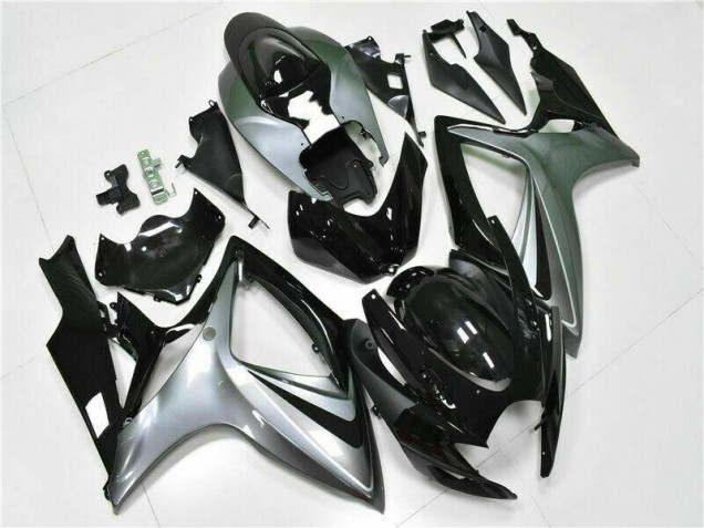Preto Abs Kit Completos Carenagem Moto Suzuki GSXR 600 / 750 K6 06-07 Preto Abs Kit Completos Carenagem Moto Suzuki GSXR 600 / 750 K6 06-07