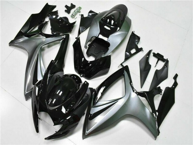 Preto Abs Kit Completos Carenagem Moto Suzuki GSXR 600 / 750 K6 06-07 Preto Abs Kit Completos Carenagem Moto Suzuki GSXR 600 / 750 K6 06-07