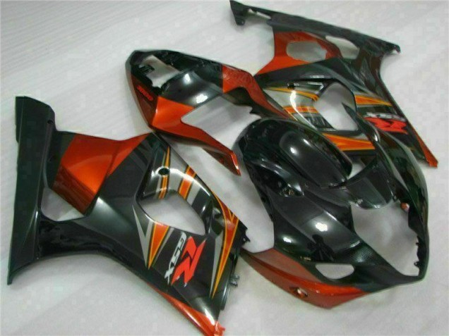 Preto Abs Kits Carenagem Moto Suzuki GSXR 1000 K3 03-04