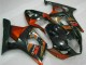 Preto Abs Kits Carenagem Moto Suzuki GSXR 1000 K3 03-04