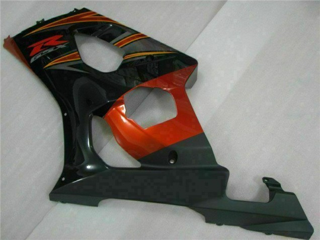 Preto Abs Kits Carenagem Moto Suzuki GSXR 1000 K3 03-04