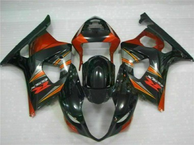 Preto Abs Kits Carenagem Moto Suzuki GSXR 1000 K3 03-04