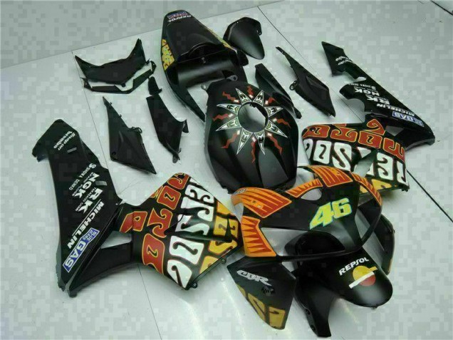 Preto Abs Kits Completos Carenagem Moto Honda CBR 600RR 05-06 Preto Abs Kits Completos Carenagem Moto Honda CBR 600RR 05-06