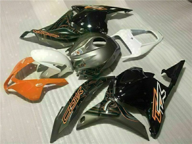 Preto Abs Kits Completos Carenagem Moto Honda CBR 600RR 09-12