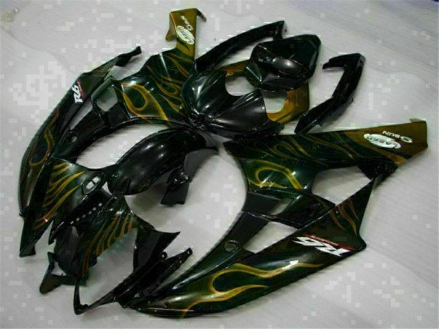 Preto Abs Kits Completos Carenagem Moto Yamaha R6 06-07 Preto Abs Kits Completos Carenagem Moto Yamaha R6 06-07