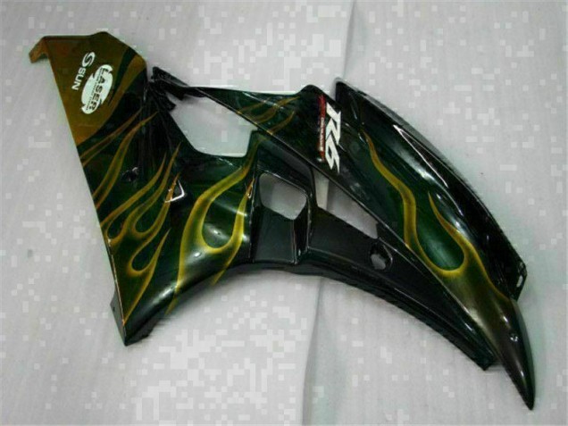 Preto Abs Kits Completos Carenagem Moto Yamaha R6 06-07 Preto Abs Kits Completos Carenagem Moto Yamaha R6 06-07