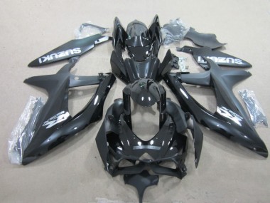 Preto Abs Moto Plástico Suzuki GSXR 600 K8 08-10