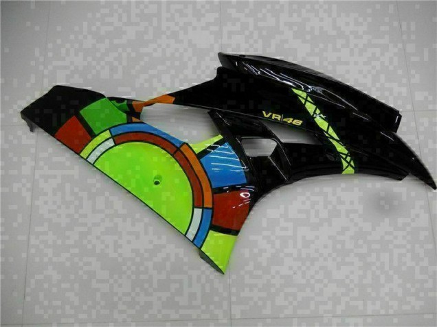 Preto Abs Moto Plástico Yamaha R6 06-07 Preto Abs Moto Plástico Yamaha R6 06-07