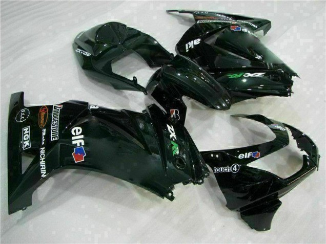Preto Abs Motocicleta Plástico Kawasaki EX250 08-12 Preto Abs Motocicleta Plástico Kawasaki EX250 08-12
