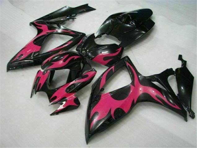 Preto Abs Motocicleta Plástico Suzuki GSXR 600 / 750 K6 06-07