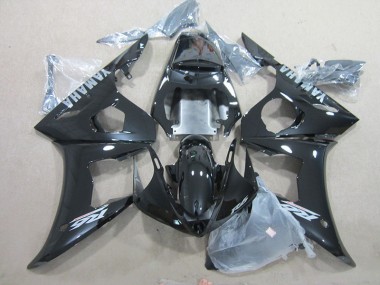 Preto Abs Motocicleta Plásticos Yamaha R6 03-05
