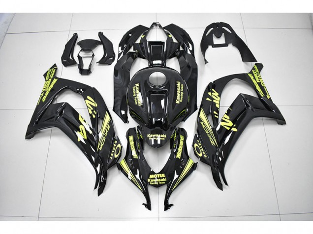 Preto Amarelo Corrida Ninja Carenagem Moto Kawasaki ZX10R 16-19 Preto Amarelo Corrida Ninja Carenagem Moto Kawasaki ZX10R 16-19