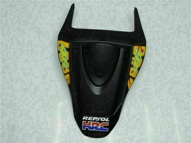 Preto Amarelo Repsol 46 Carenagem Moto Honda CBR 600RR 07-08 Preto Amarelo Repsol 46 Carenagem Moto Honda CBR 600RR 07-08
