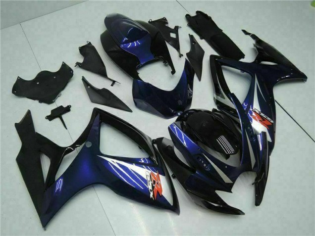 Preto Azul Abs Kits Carenagem Moto Suzuki GSXR 600 / 750 K6 06-07 Preto Azul Abs Kits Carenagem Moto Suzuki GSXR 600 / 750 K6 06-07