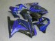 Preto Azul Abs Kits Completos Carenagem Moto Kawasaki EX250 08-12 Preto Azul Abs Kits Completos Carenagem Moto Kawasaki EX250 08-12