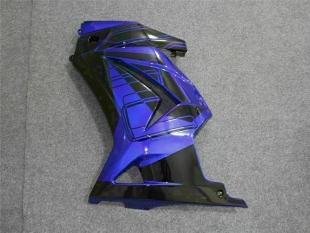 Preto Azul Abs Kits Completos Carenagem Moto Kawasaki EX250 08-12 Preto Azul Abs Kits Completos Carenagem Moto Kawasaki EX250 08-12