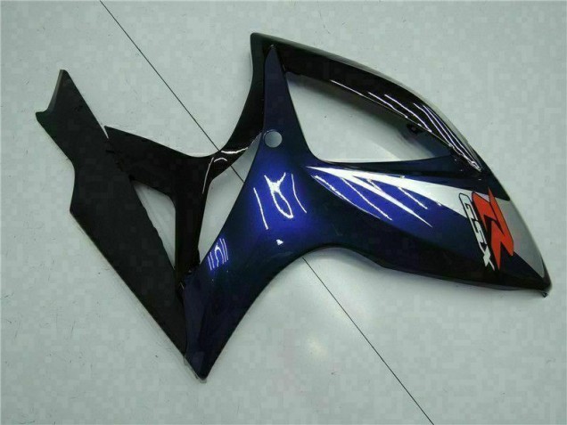 Preto Azul Abs Kits Completos Carenagem Moto Suzuki GSXR 600 / 750 K6 06-07 Preto Azul Abs Kits Completos Carenagem Moto Suzuki GSXR 600 / 750 K6 06-07