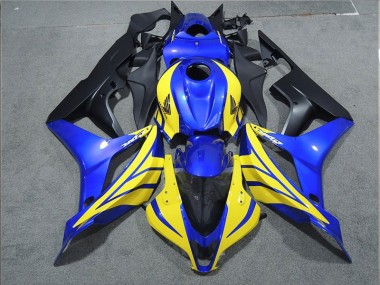 Preto Azul Amarelo Carenagem Moto Honda CBR 600RR 07-08