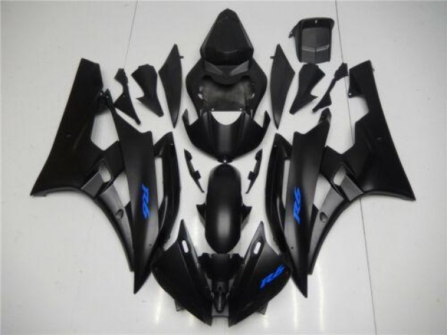 Preto Azul Carenagem Moto Yamaha R6 06-07 Preto Azul Carenagem Moto Yamaha R6 06-07
