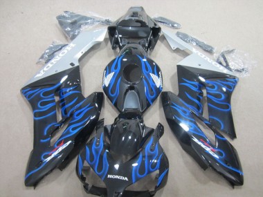 Preto Azul Chama Carenagem Moto Honda CBR 1000RR 04-05