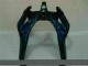 Preto & Azul Chama Carenagem Moto Kawasaki ZX6R 00-02 Preto & Azul Chama Carenagem Moto Kawasaki ZX6R 00-02