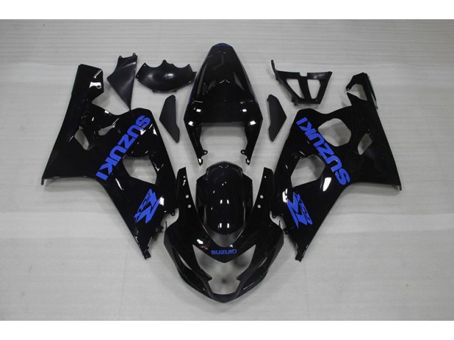 Preto Azul Decalque Carenagem Moto Suzuki GSXR 750 K4 04-05