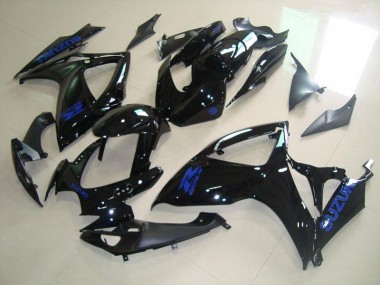 Preto Azul Decalque Carenagem Moto Suzuki GSXR 750 K6 06-07
