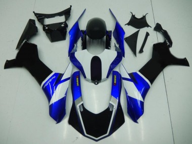 Preto Azul Injeção Kit Carenagem Moto Yamaha R1 15-19