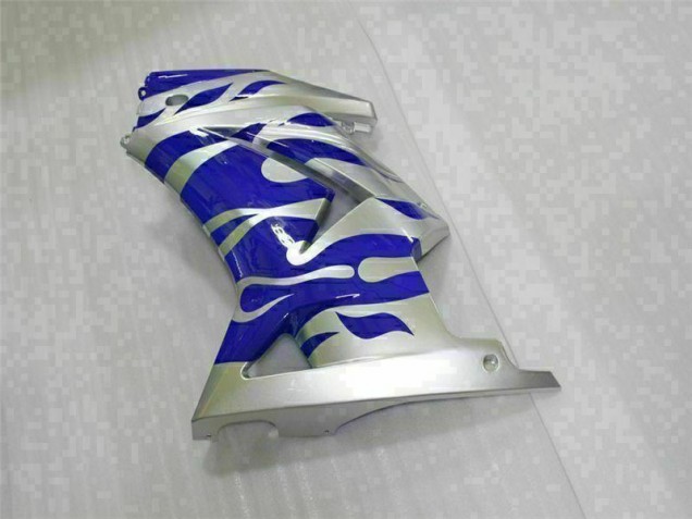 Preto Azul Kit Carenagem Moto Kawasaki EX250 08-12 Preto Azul Kit Carenagem Moto Kawasaki EX250 08-12