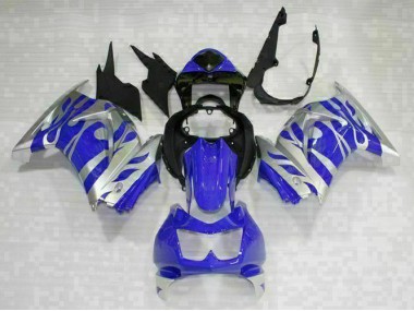 Preto Azul Kit Carenagem Moto Kawasaki EX250 08-12