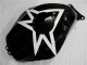 Preto Branco 11 Carenagem Moto Honda CBR 600RR 03-04 Preto Branco 11 Carenagem Moto Honda CBR 600RR 03-04